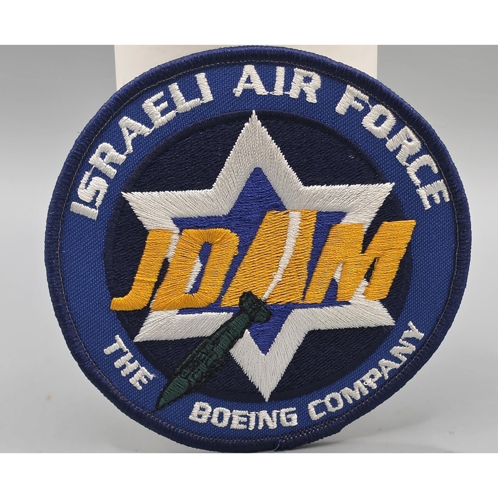 Israeli Air Force Boeing JDAM Embroidered Patch Military Aviation Collectible - Picture 2 of 3